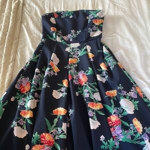 NEW YORK AND COMPANY MIDI FLORAL DRESS